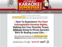 Tablet Screenshot of karaokestardvd.com